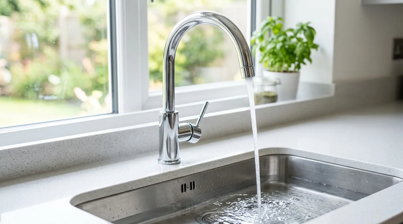 Local Plumbing Master Pros same day plumber fixing a faucet in Riverbank, CA